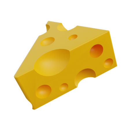 Cheese  3D Illustration