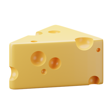 Cheese  3D Illustration