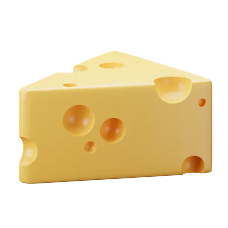 Cheese  3D Illustration