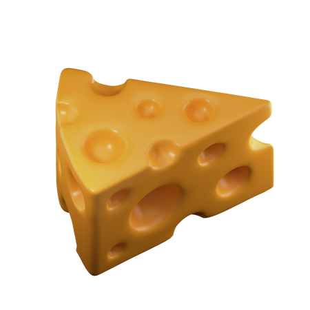 Cheese  3D Illustration