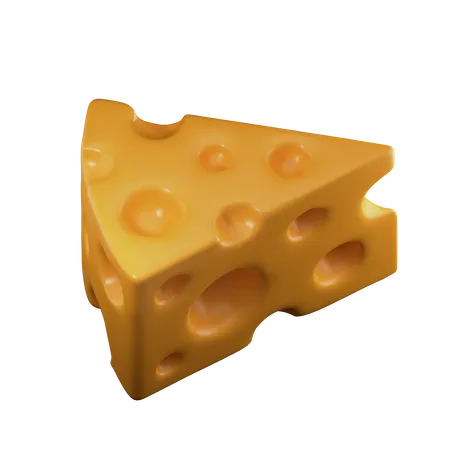 Cheese  3D Illustration