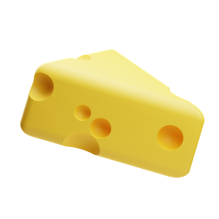 Cheese  3D Illustration