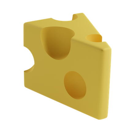 Cheese  3D Illustration