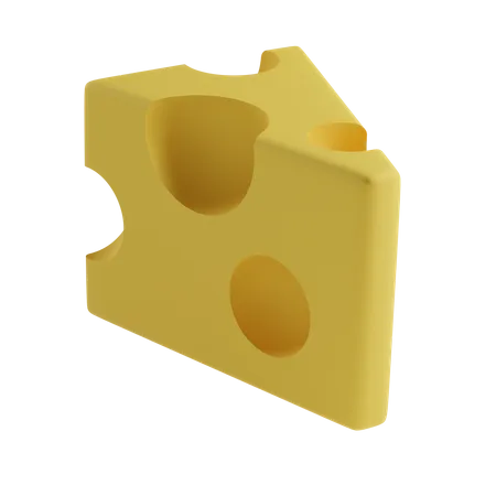 Cheese  3D Illustration