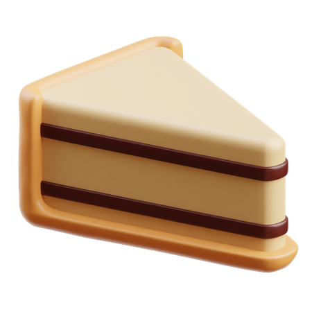 Cheese Cake  3D Icon