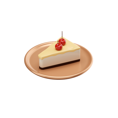 Cheese Cake  3D Icon