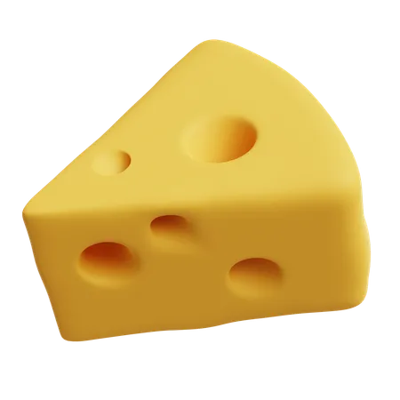 Cheese Cube  3D Icon