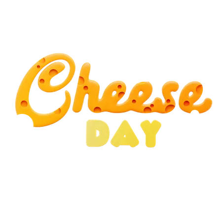 Cheese Day Decoration  3D Icon