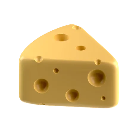 Cheese Piece  3D Icon