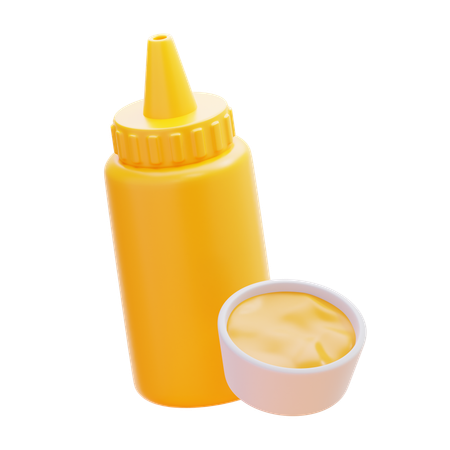 CHEESE SAUCE  3D Icon