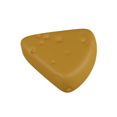 Cheese slice  3D Icon