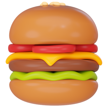 Cheeseburger  3D Icon