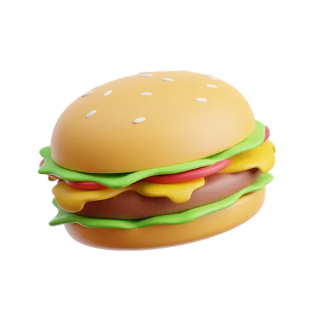 Cheeseburger  3D Icon