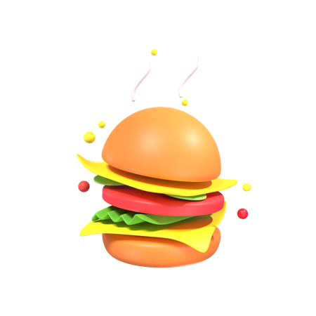 Cheeseburger  3D Icon