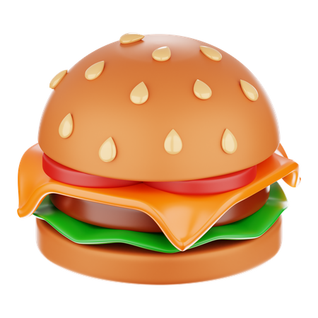 Cheeseburger  3D Icon