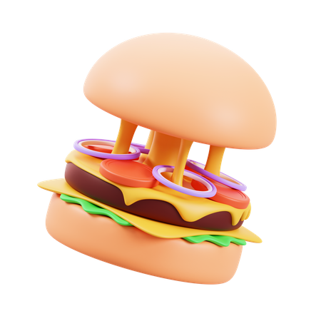 Cheeseburger  3D Icon