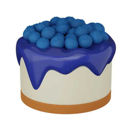 Cheesecake with raspberry jam  3D Icon