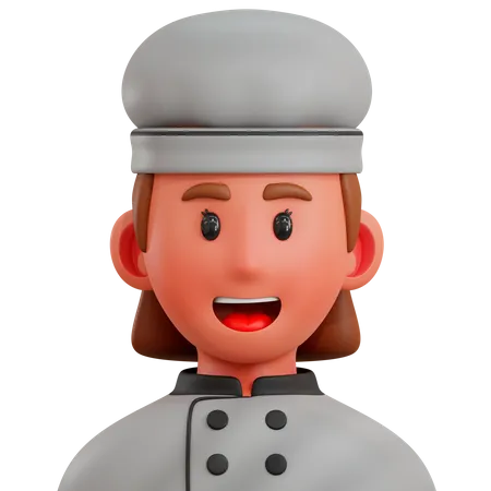 Chef  3D Illustration