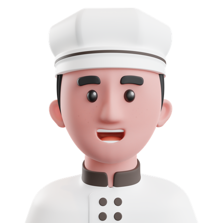 Chef  3D Illustration