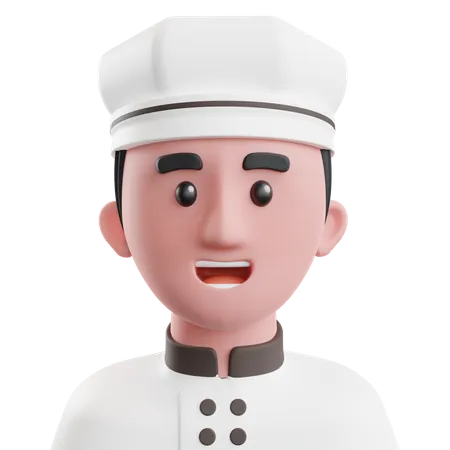 Chef  3D Illustration