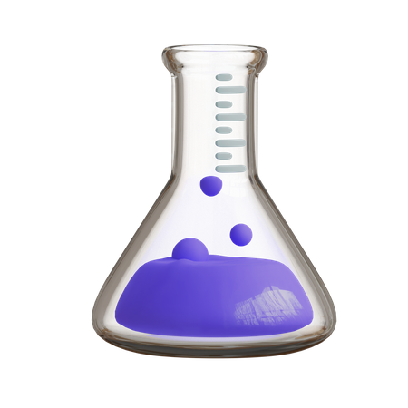 Chemical Flask  3D Icon