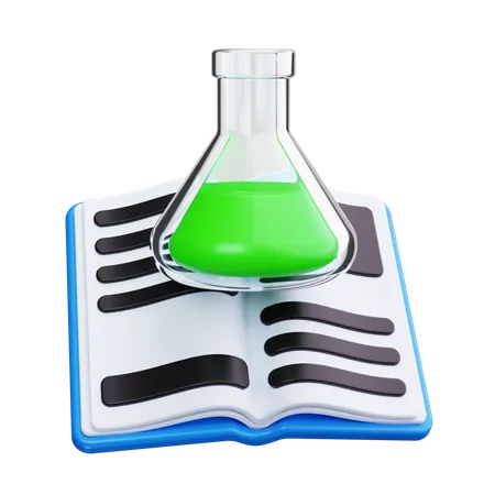 Chemiebuch  3D Icon