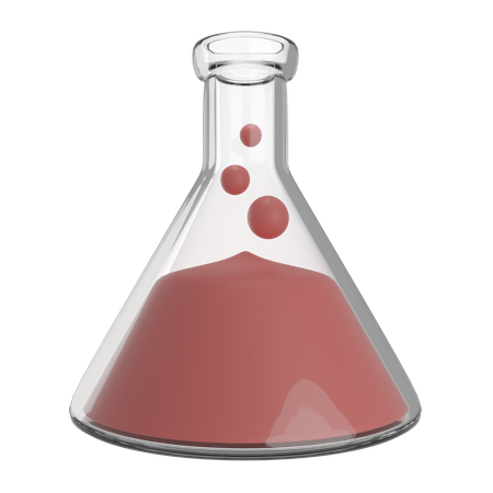 Chemische Flasche  3D Illustration