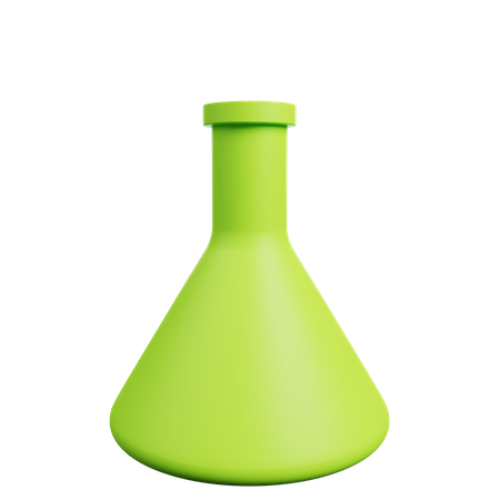 Chemische Flasche  3D Illustration