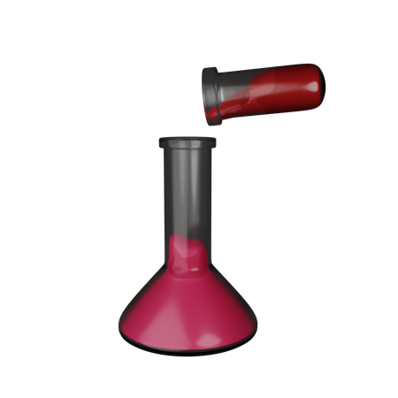 Chemische Flasche  3D Icon