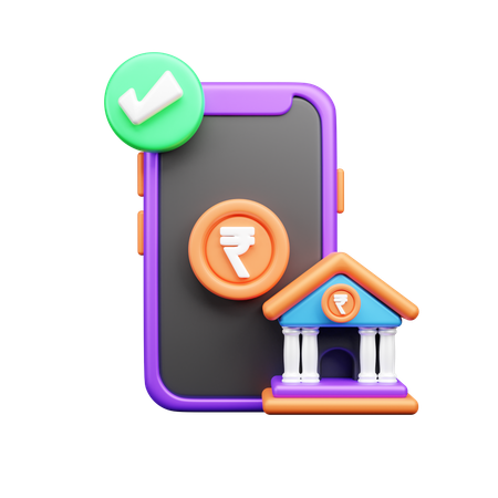 Cheque bancario  3D Icon