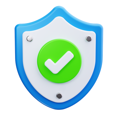 Comprobar seguridad  3D Icon