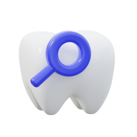 Chequeo dental  3D Icon