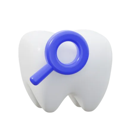 Chequeo dental  3D Icon