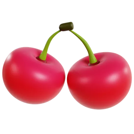 Cherries  3D Icon