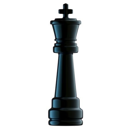 Chess King  3D Illustration