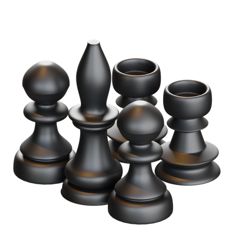 Chess Pieces  3D Icon