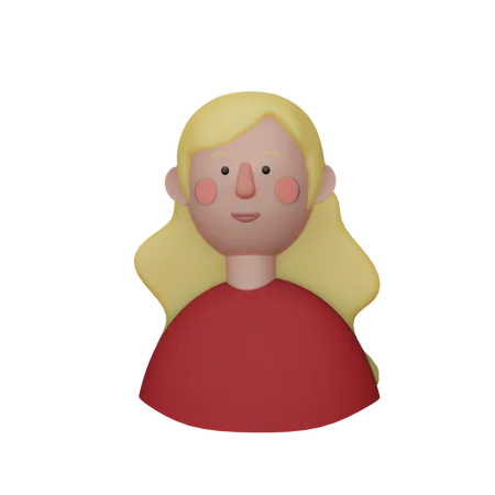 Chica  3D Illustration