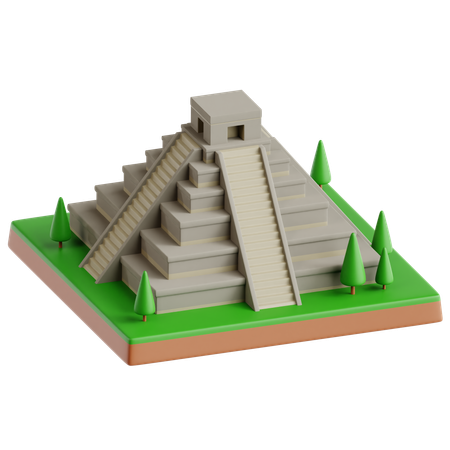 Chichen Itza  3D Icon