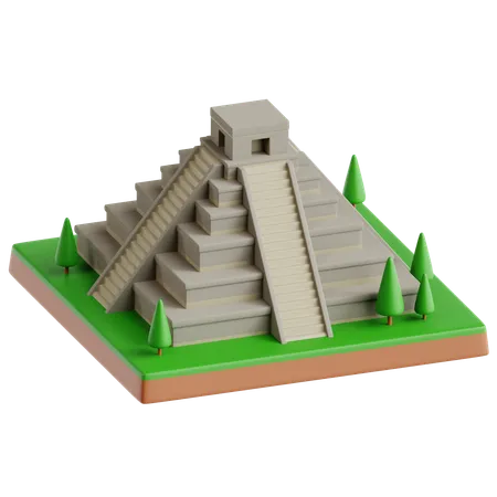 Chichen Itza  3D Icon