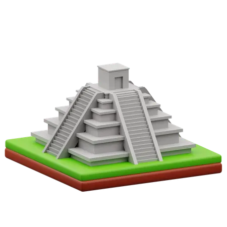 Chichen Itza  3D Icon