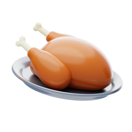 Chicken  3D Icon