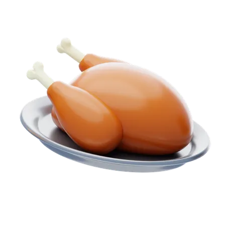 Chicken  3D Icon