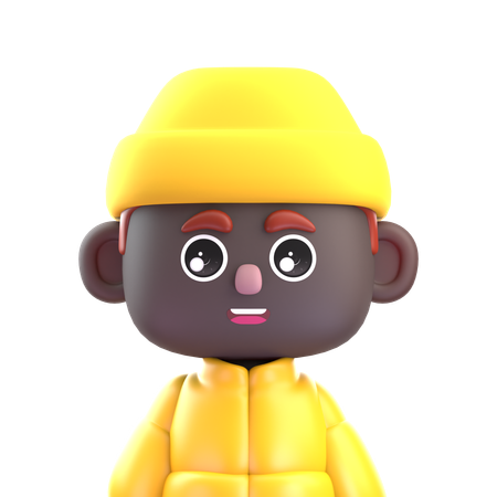 Chico mono  3D Icon