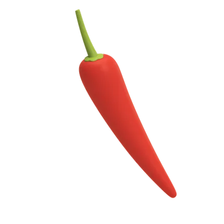 Chili  3D Illustration