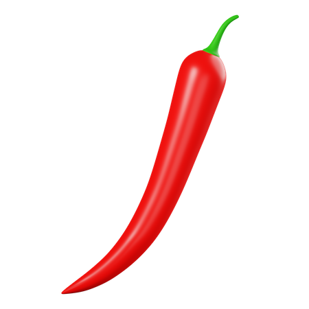 Chili Pepper  3D Icon