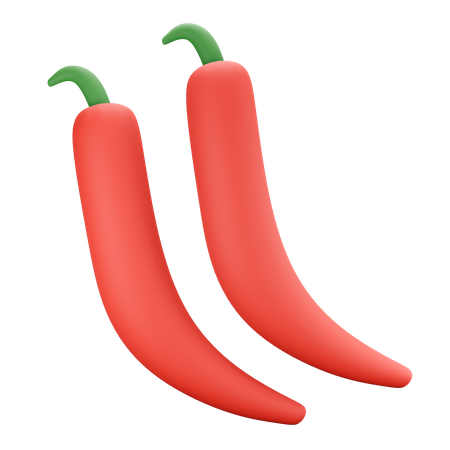 Chili Pepper  3D Illustration