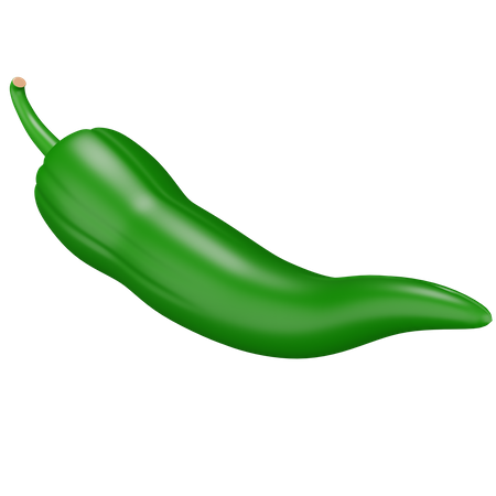 Chilli Green  3D Icon