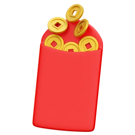 Chinese Envelope  3D Icon