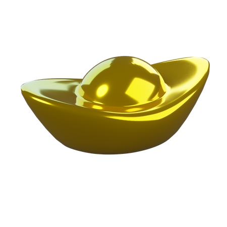 Chinese Ingot  3D Icon