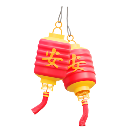 Chinese Lantern  3D Icon